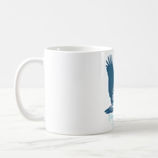 Caneca De Café Virgin Islands brown pelican (Esquerda)
