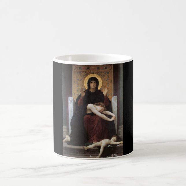 Caneca De Café Virgin of Consolation William-Adolphe Bouguereau (Centro)