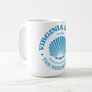 Caneca De Café Virginia Beach (concha)