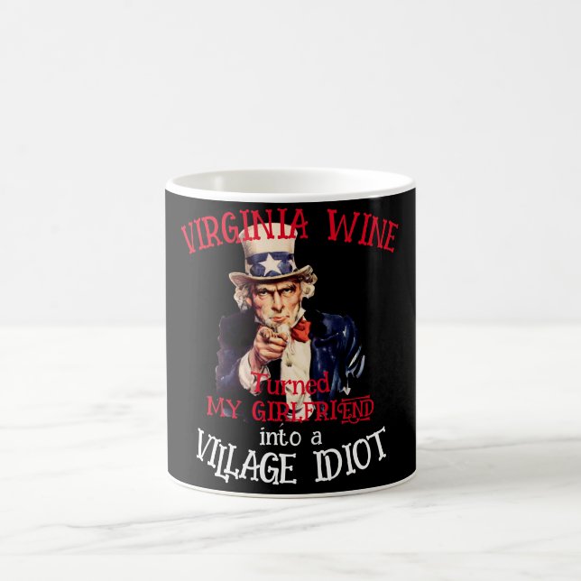 Caneca De Café VIRGINIA Vinho virou minha namorada Vila (Centro)