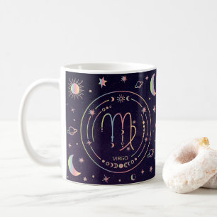 Caneca De Café Virgo alimentação engraçada fatos zodiocas horósco