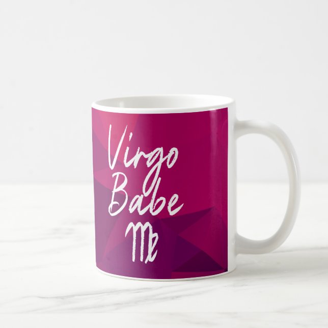 Caneca De Café Virgo Babe Zodiac - Sinal de Aniversário (Direita)