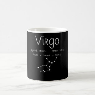 Caneca De Café Virgo Horoscope Astrology Star Sinal de Astrologia