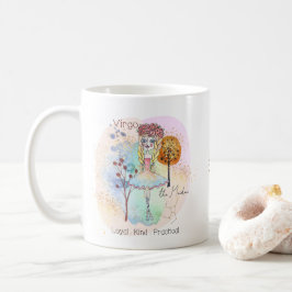 Caneca De Café Virgo O Nome Do Sinal Zodiac Maiden