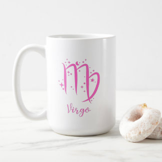 Caneca De Café Virgo Pink Zodiac