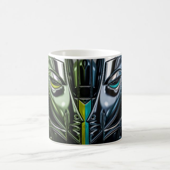 Caneca De Café Visagem Esmeralda Neon (Centro)