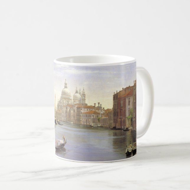 Caneca De Café Visão de Skovgaard do Grande Canal, Veneza (Frente Esquerda)