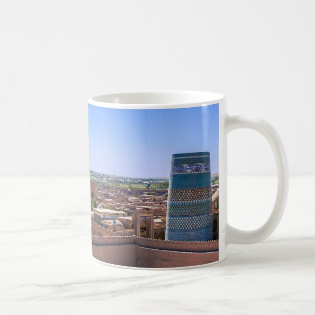 Caneca De Café Visão panorâmica de Khiva - Usbequistão (Direita)