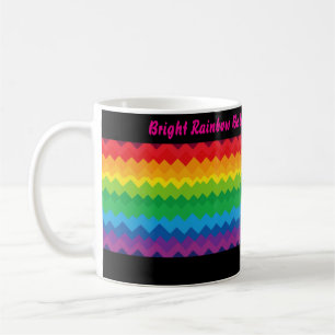 Caneca De Café “Visibilidade” – Um Padrão de Orgulho Abstrato #1