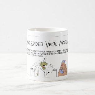 Caneca De Café Visita da morgue da aranha