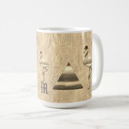 Caneca De Café Visita de Feriados Dourados