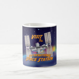 Caneca De Café Visite a Estação Espacial Internacional