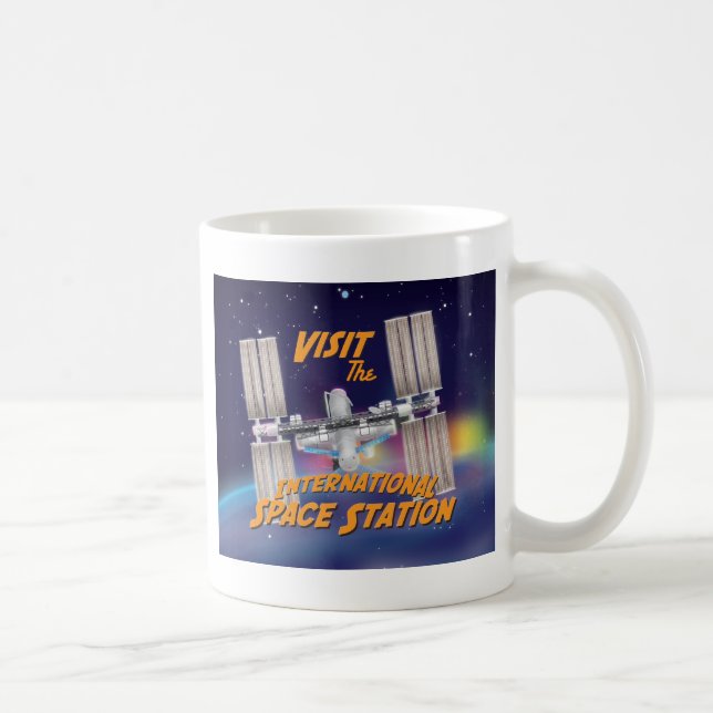 Caneca De Café Visite a Estação Espacial Internacional (Direita)