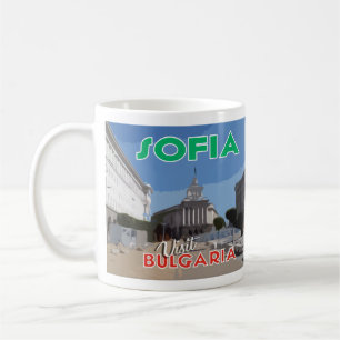 Caneca De Café Visite Sofia, Bulgária I Love Coffee Mug