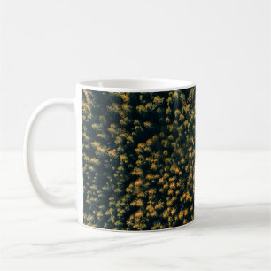 Caneca De Café Vista aérea das árvores
