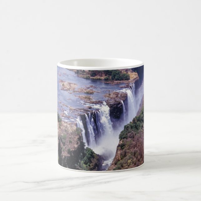 Caneca De Café Vista aérea de Victoria Falls - Zimbabué, África (Centro)
