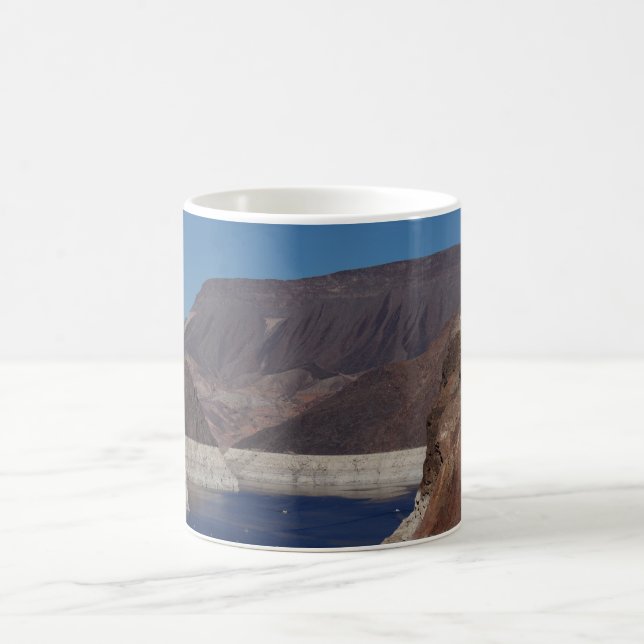 Caneca De Café Vista da barragem Hoover 2016 (Centro)