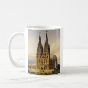 Caneca De Café Vista da majestade gótica da Catedral de Colônia