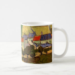Caneca De Café Vista de Auvers Vincent van Gogh