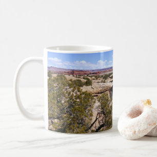 Caneca De Café Vista de Canyonlands desde a trilha Cave Springs