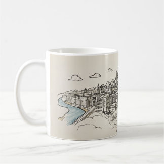 Caneca De Café Vista de Cidade