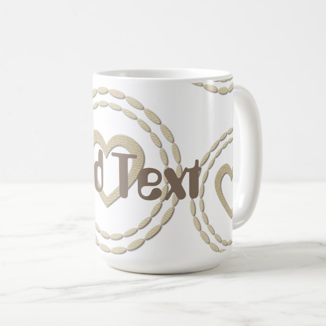 Caneca De Café Vista de Feriado Dourado Retroativo (Frente Esquerda)