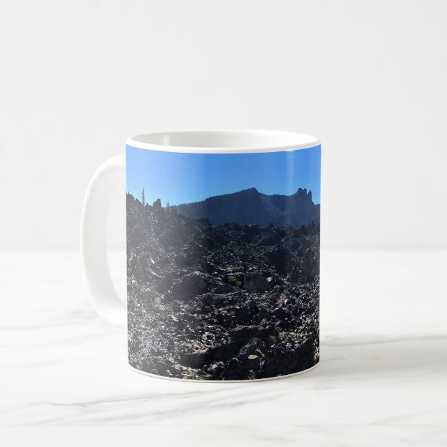 Caneca De Café Vista de Paulina Peak, Oregon (Frente Esquerda)