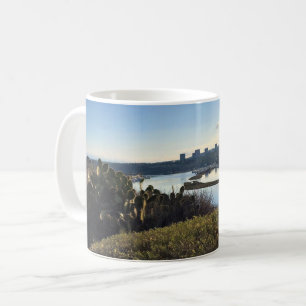 Caneca De Café Vista do Castaways Park, Newport Beach, CA