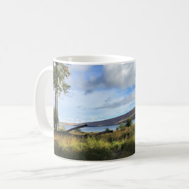 Caneca De Café Vista do Lago Wallowa, Oregon (Frente Esquerda)