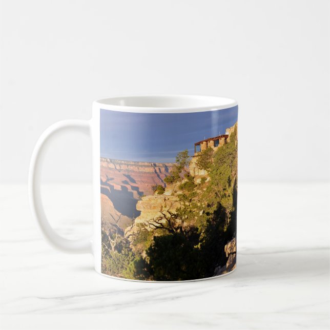Caneca De Café Vista do South Rim Grand Canyon National Park (Esquerda)