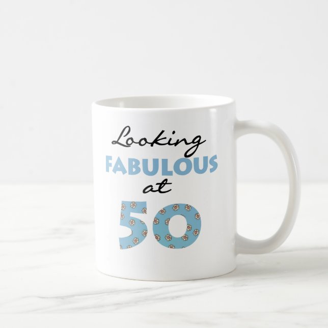 Caneca De Café Vista fabuloso em 50 (Direita)