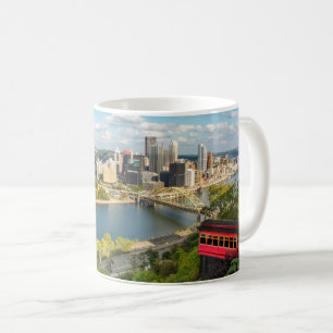 Caneca De Café Vista Incline do Pittsburgh Pensilvânia Duquesne 