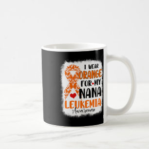 Caneca De Café Vista Laranja Para Minha Consciência Da Leucemia N