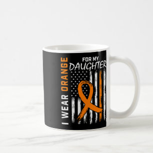 Caneca De Café Vista Laranja Para Minha Filha, Cancer De Leucemia