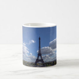 Caneca De Café Vista panorâmica da torre Eiffel - Paris