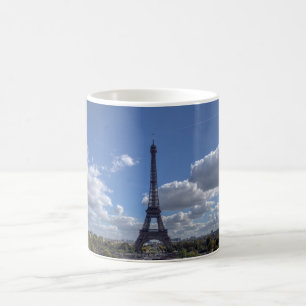 Caneca De Café Vista panorâmica da torre Eiffel - Paris
