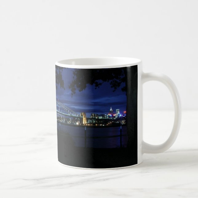 Caneca De Café Vista panorâmica do porto de Sydney (Direita)