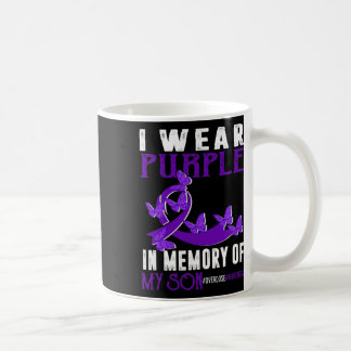 Caneca De Café Vista Purpleni Em Memória Do Meu Filho, Awarene, C