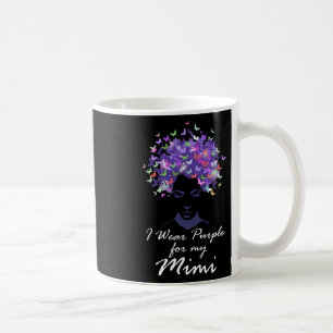 Caneca De Café Vista Roxo Para Minha Mãe De Suporte Alzheimerhe