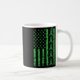 Caneca De Café Vista Verde Para Minha Consciência Da Doença Renal