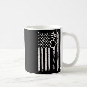 Caneca De Café Vista Vermelho Em Fevereiro Nos Eua Sinalizador De