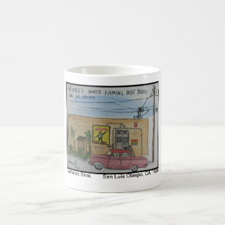 Caneca De Café Vistas de San Luis Obispo, CA, Cattaneo Bros.