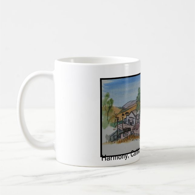 Caneca De Café Vistas de San Luis Obispo, harmonia Califórnia (Esquerda)