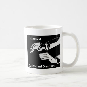 Caneca De Café Visto de baterista do Painel Clássico