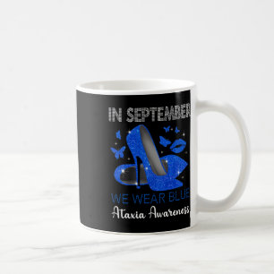 Caneca De Café Visto de setembro Altos Saltos Altos Azuis Ataxia
