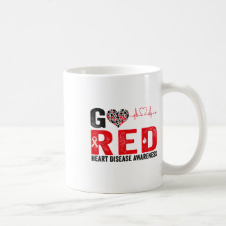 Caneca De Café Visto Dia Vermelho Vermelho Em Fevereiro Doença Ca