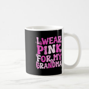 Caneca De Café Visto Rosa Para O Cancer Da Minha Avó.
