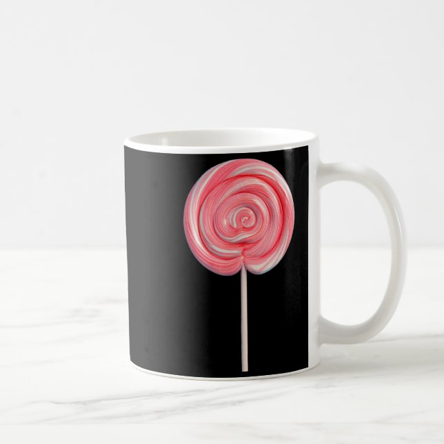 Caneca De Café Visual de Pirulito Fofo (Direita)
