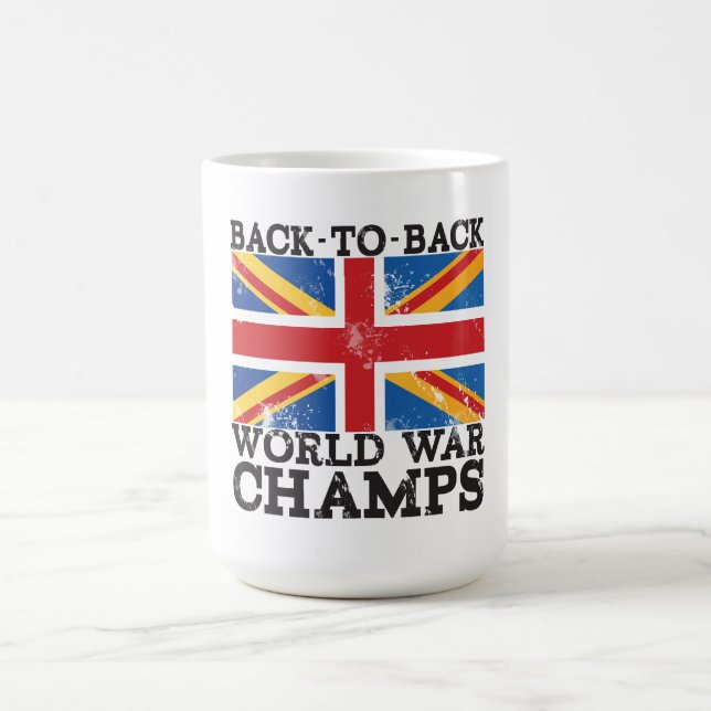 Caneca De Café Vitória da Guerra Mundial Britânica (Centro)