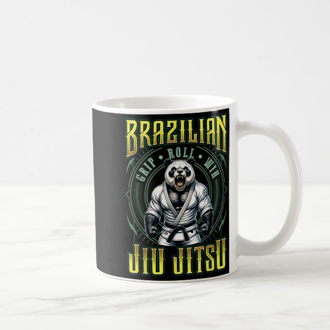 Caneca De Café Vitória no Rolamento de Pegada BJJ - Jiu Jitsu de  (Direita)